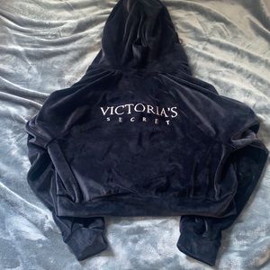 Victoria Secret Velvet Zip Up